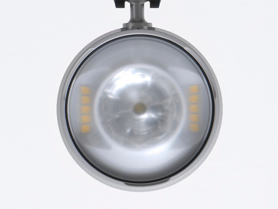 Front view of the Retra Maxi strobe flash tube and video light elements